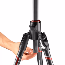 Manfrotto MKBFRC4GTXP-BH trépied Caméras numériques 3 pieds Noir, Rouge - Vue supplémentaire 4
