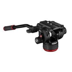 Manfrotto 504X tête de trépieds Noir Aluminium 1/4, 3/8" Fluide