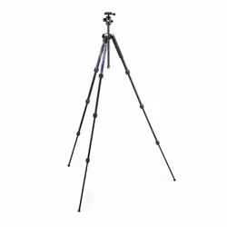 Manfrotto Element MII Aluminium trépied Caméras numériques 3 pieds Noir, Bleu