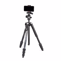 Manfrotto Element MII Mobile Bluetooth Aluminium trépied Caméras numériques 3 pieds Noir