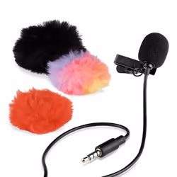 Joby JB01716-BWW, Microphone de smartphone, 25 - 20000 Hz, Sans fil, 3,5 mm (1/8"), Noir, Acrylonitrile-Butadiène-Styrène (AB ...