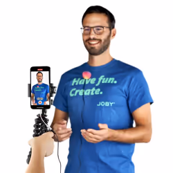 Joby JB01716-BWW microphone Noir Microphone de smartphone