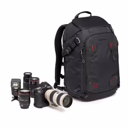 Manfrotto MB PL2-BP-ML-M, Sac à dos, Universel, Sangle épaule, Compartiment pour Notebook, Noir
