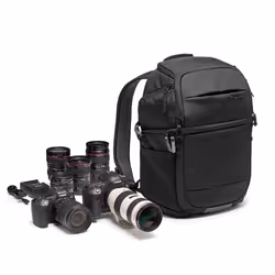 Manfrotto MB MA3-BP-FM, Sac à dos, Universel, Sangle épaule, Compartiment pour Notebook, Noir