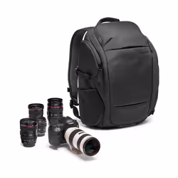 Manfrotto MB MA3-BP-T, Sac à dos, Universel, Sangle épaule, Compartiment pour Notebook, Noir