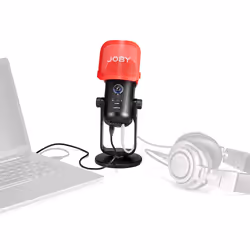 Joby JB01775-BWW, Microphone de studio, -36 dB, 20 - 20000 Hz, 80 dB, Avec fil, 6,35 mm (1/4")