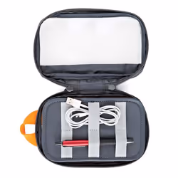 Lowepro GearUp Pouch Mini Étui-sac à main Nylon, Polyester, Antidéchirure Gris, Orange - Vue supplémentaire 6