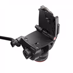 Manfrotto 500X Fluid Head tête de trépieds Noir Aluminium, Technopolymère 1/4, 3/8" Fluide - Vue supplémentaire 4