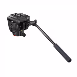 Manfrotto 500X Fluid Head tête de trépieds Noir Aluminium, Technopolymère 1/4, 3/8" Fluide - Vue supplémentaire 7