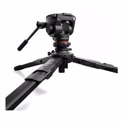 Manfrotto ONE Alu with 500X Fluid head trépied Caméras numériques 3 pieds Noir - Vue supplémentaire 5