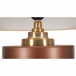 Atmosphera Lampe Élégante Doré Pied Ondulé Design Sophistiqué - Vue supplémentaire 2