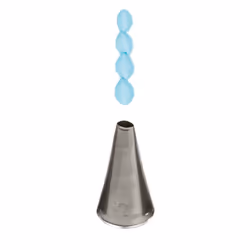 Decora 0263057, Douilles pâtisserie, Acier inoxydable, Acier inoxydable, Ampoule