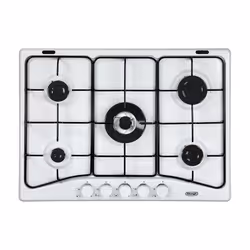 De’Longhi FFB 57 ASV, Blanc, Intégré, 68 cm, Gaz, Émaillé, 5 zone(s)
