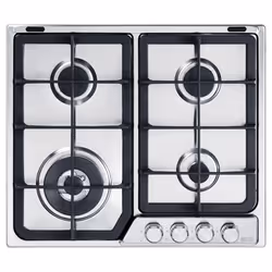 De’Longhi PFI 46 GH, Acier inoxydable, Intégré, 60 cm, Gaz, Acier inoxydable, 4 zone(s)