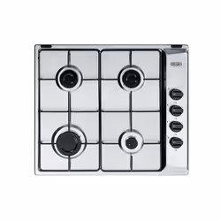 De’Longhi YAL 46 ASV, Acier inoxydable, Intégré, 58 cm, Gaz, Émaillé, 4 zone(s)