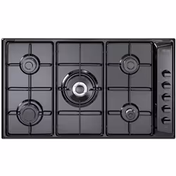 De’Longhi NL 59 DD, Noir, Intégré, 90 cm, Gaz, Émaillé, 5 zone(s)