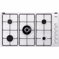 De’Longhi BL 59 DD, Blanc, Intégré, 90 cm, Gaz, Émaillé, 5 zone(s)