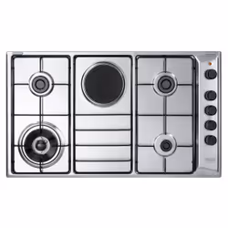 De’Longhi FLA 49 RD, Acier inoxydable, Intégré, 90 cm, Combi, Acier inoxydable, 4 zone(s)