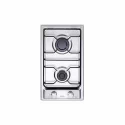De’Longhi I 23 D, Acier inoxydable, Intégré, 30 cm, Gaz, Acier inoxydable, 2 zone(s)