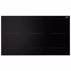 De’Longhi SLI 906, Noir, Intégré, 90 cm, Plaque avec zone à induction, Verre-céramique, 6 zone(s)