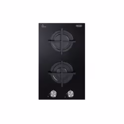 De’Longhi NSL 230 NC, Noir, Intégré, 30 cm, Gaz, Verre, 2 zone(s)