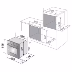 De'Longhi CM 9L W four 74 L A Blanc - Vue supplémentaire 2