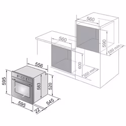 De'Longhi CM 9L RO four 74 L A Cuivre - Vue supplémentaire 2