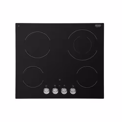 De’Longhi PVC 61 FK, Noir, Intégré, 60 cm, Céramique, Verre-céramique, 4 zone(s)