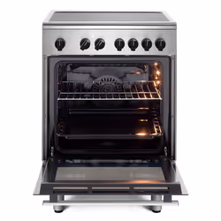 De'Longhi DMX 64 INL four et cuisinière A Electrique Plaque avec zone à induction Noir, Acier inoxydable - Vue supplémentaire 2