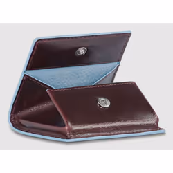 Piquadro PU2634B2/BLU2 portefeuille, étui pour cartes, support de documents de voyage Bourse de monnaie Marine Cuir, Polyester - Vue supplémentaire 2