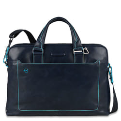 Piquadro CA3335B2/BLU2 sac à main et sac en bandoulière Cuir, Polyester Bleu Sac à bandoulière