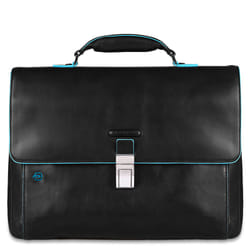 Piquadro CA3111B2 15" Sac Messenger Noir