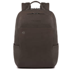 Piquadro CA3214B3/TM sac à dos Marron Cuir, Polyester