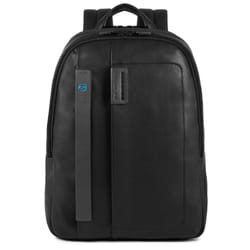 Piquadro CA3869P15/N sac à dos Noir Cuir, Polyester