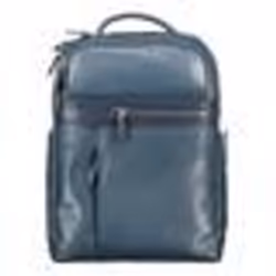 Sac à dos - Piquadro - CA4118W82 - Couleur: Bleu - Matière: Synthétique cuir - Fermeture: Éclair