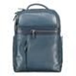 Sac à dos - Piquadro - CA4118W82 - Couleur: Bleu - Matière: Synthétique cuir - Fermeture: Éclair