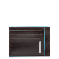 Piquadro PP2762B2R/MO porte-carte Bleu, Marron