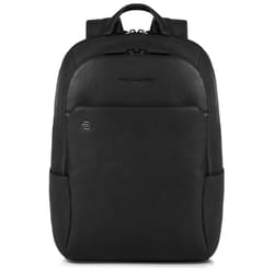 Piquadro CA3214B3/N sac à dos Noir Cuir, Polyester