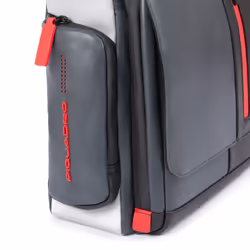 Piquadro CA1592UB00/GRN sac à main et sac en bandoulière Cuir Noir, Gris Unisexe Sac postier