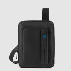 Piquadro CA3084P16 Coton, Tissu, Cuir, Polyester Marine Homme Sac bandoulière