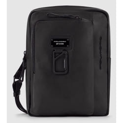 Piquadro CA1816AP Polyéthylène téréphtalate recyclé (rPET) Noir Homme Sac bandoulière