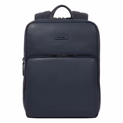 PIQUADRO Sac à dos bleu foncé en cuir pour homme - Modus Special Expandable Computer Backpack Night Blue 257756