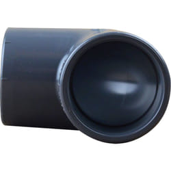 Coude pvc pression nf 90° ff à coller - Ø25 Plasson