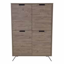 Buffet de salon et cuisine à 4 portes en bois design scandinave Palma