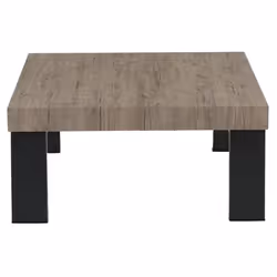 Table basse carrée - NO NAME - Palma - Bois - Beige - Contemporain