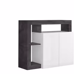 Caractéristiques produit : 2 portes. 4 niches. 2 étagères. Fabrication 100% italienne. En panneaux de particules de première  ...