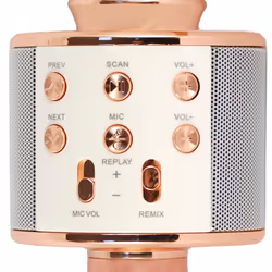 Xtreme Hollywood Or rose, Argent Microphone de karaoké - Vue supplémentaire 5