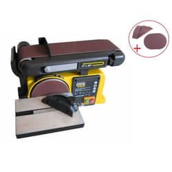 Ponceuse à bande et à disque stationnaire Femi job Line BD 31-462 + Accessoires