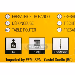 Fraiseuse d'établi Femi job Line RT 400 - Vue supplémentaire 5