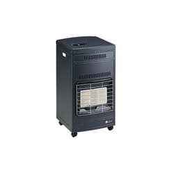 Re'chaud a' gaz infrarouge Sicar euro 92T a' 3 re'glages thermiques ventile's 4200W en tole grise avec roulettes